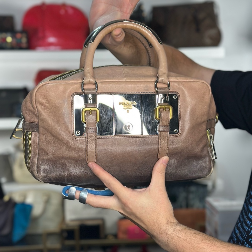 $4400 Retail Prada Ultra Rare Runway E/W Bag